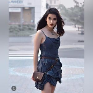 All Saints Pirro Dress UK 10 US 6 Grey Mini Dresss